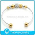 Personalizada bio pulsera magnética brazalete de acero inoxidable pulsera magnética japonesa